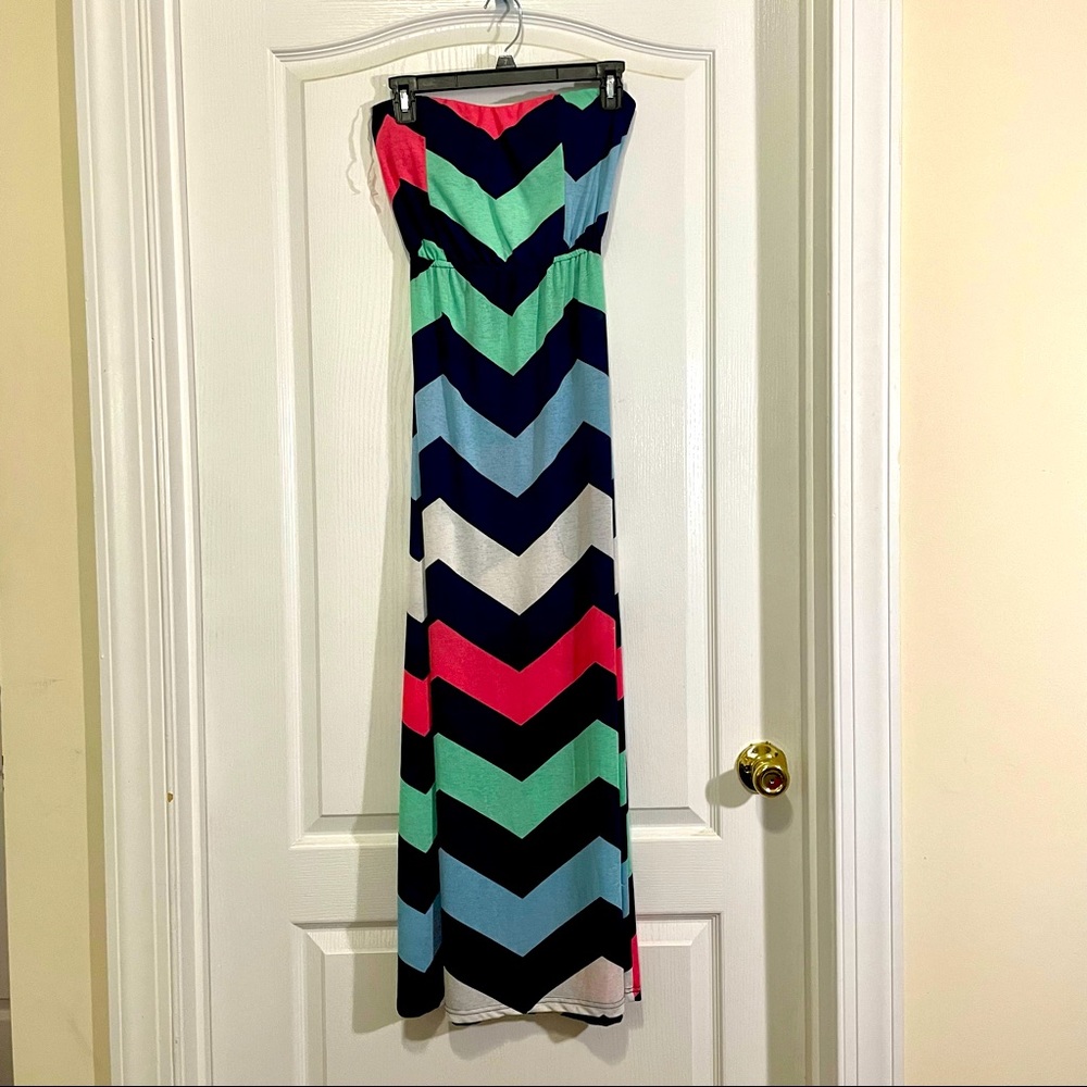 Strapless Rue21 Maxi Dress